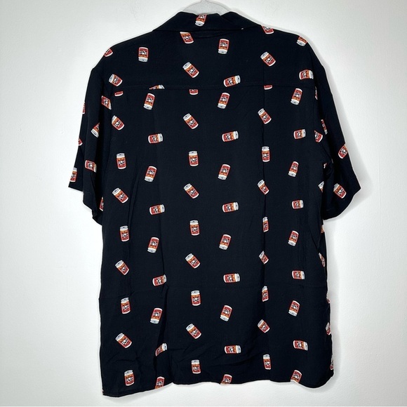 The Simpsons 20th Television DUFF BEER Shirt (NEW) Mens Medium Button Up - Picture 7 of 8